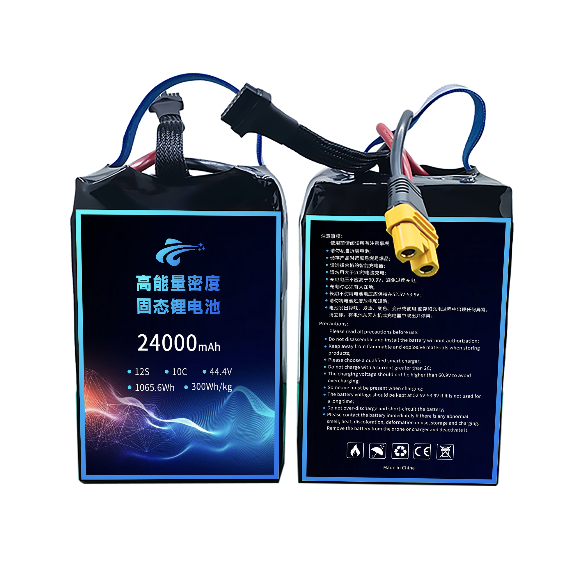 Lead 300 mAh 12s1p